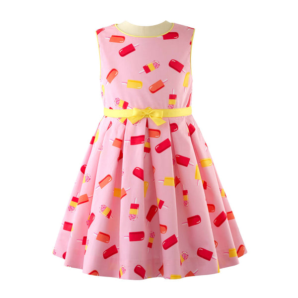 Ice Lolly Pleated Dress