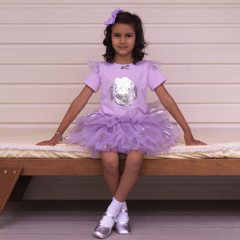 Lilac Rose Tulle Tutu Set