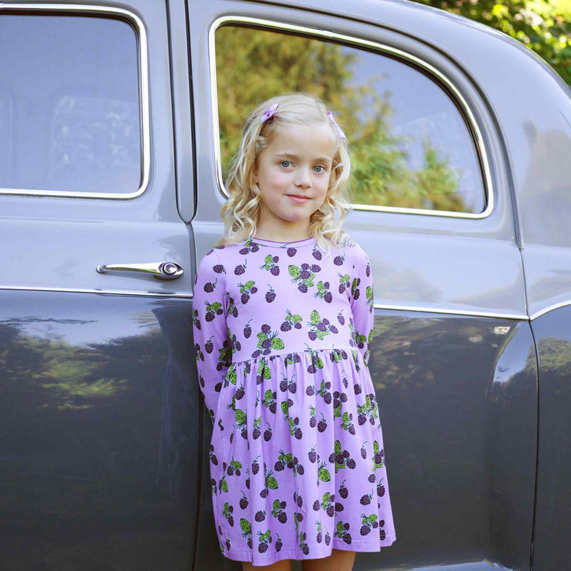 Blackberry Jersey Dress