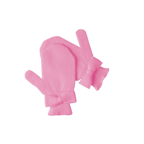 Pink Bow Mittens