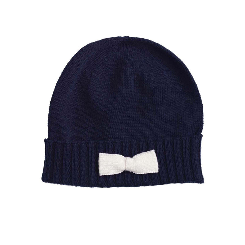 Navy Bow Hat