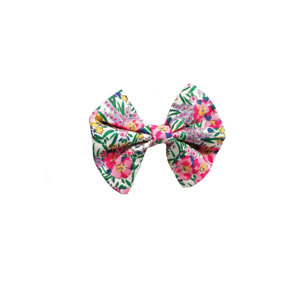 Pink Floral Hairbow
