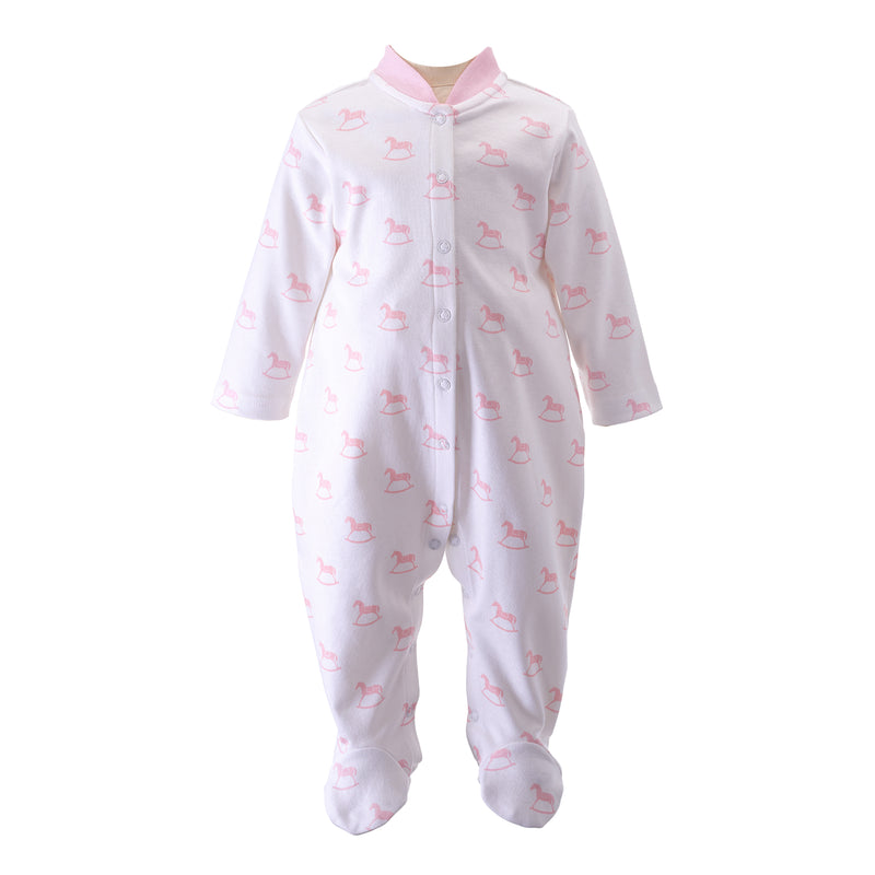 Pink Rocking Horse Babygro