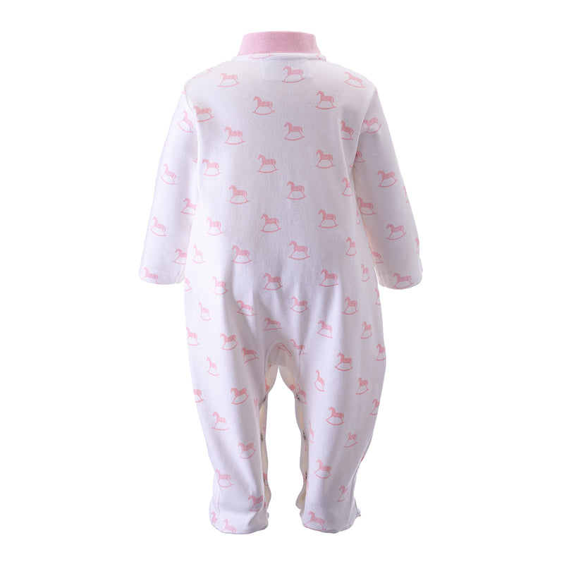 Pink Rocking Horse Babygro