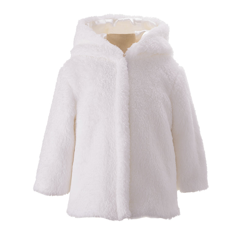 Ivory Teddy Faux Fur Jacket