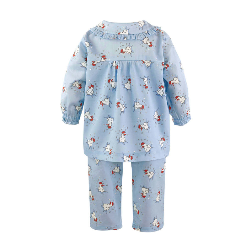 Snowman Flannel Babydoll Pyjamas