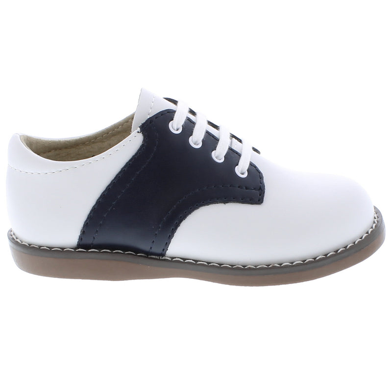 Oxford Saddle Shoes - White/Navy