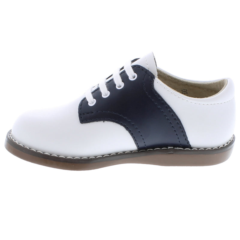 Oxford Saddle Shoes - White/Navy