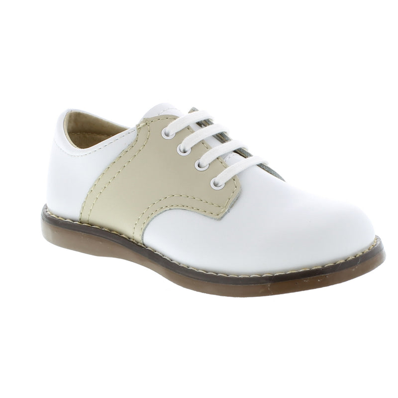 Oxford Saddle Shoes - White/Ecru