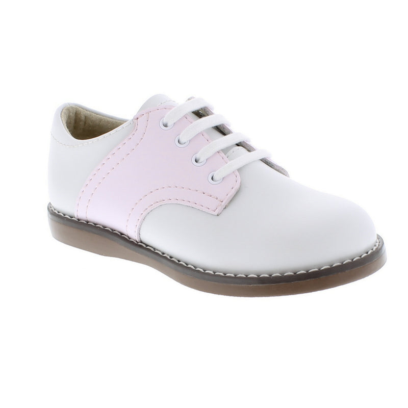 Oxford Saddle Shoes - White/Pink