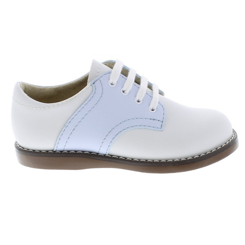 Oxford Saddle Shoes - White/Blue