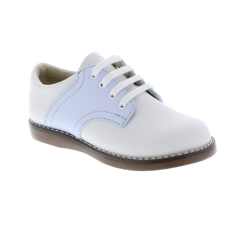 Oxford Saddle Shoes - White/Blue