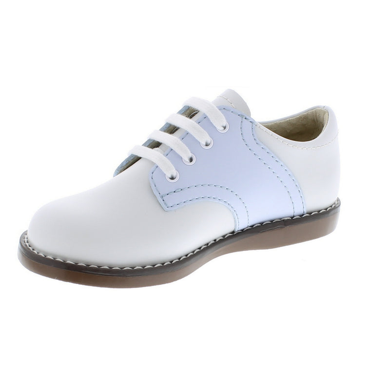 Oxford Saddle Shoes - White/Blue