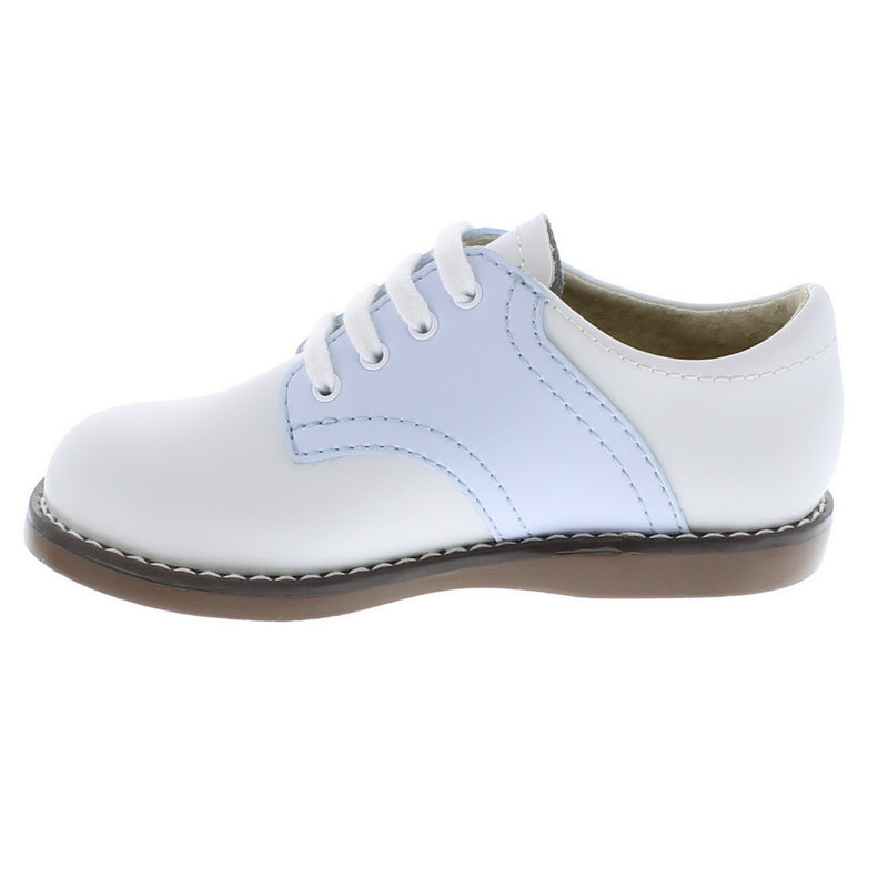 Oxford Saddle Shoes - White/Blue