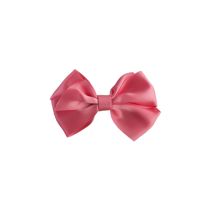 Bright Pink Satin Ribbon Hairbow