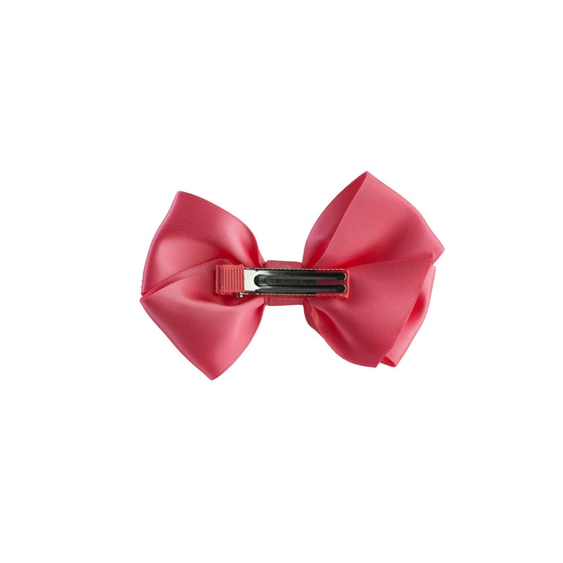 Bright Pink Satin Ribbon Hairbow