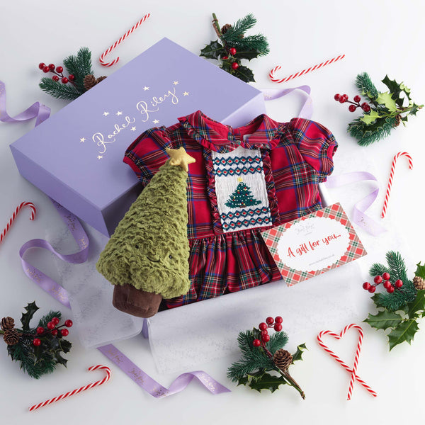 Girls Christmas Tree Gift Box