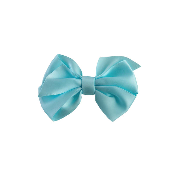 Mint Satin Ribbon Hairbow