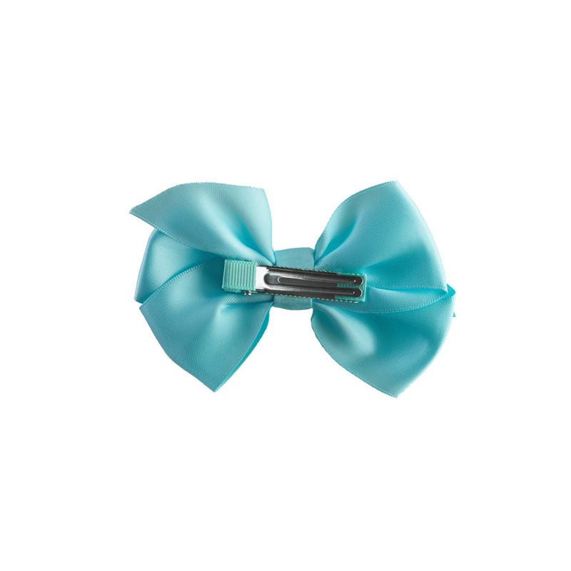 Mint Satin Ribbon Hairbow