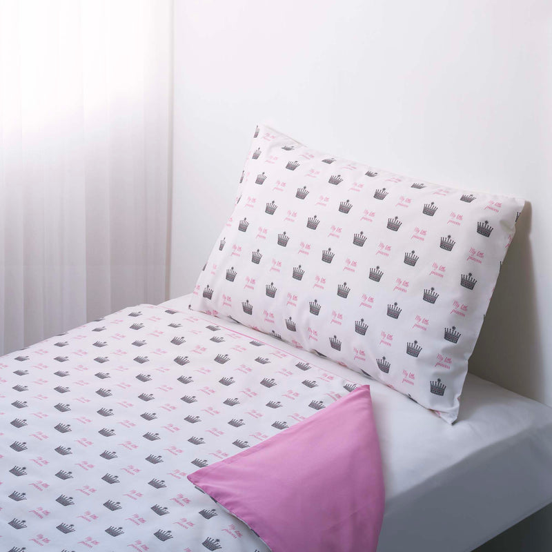 My Little Princess Duvet Cover and Pillowcase Set Cot Bed