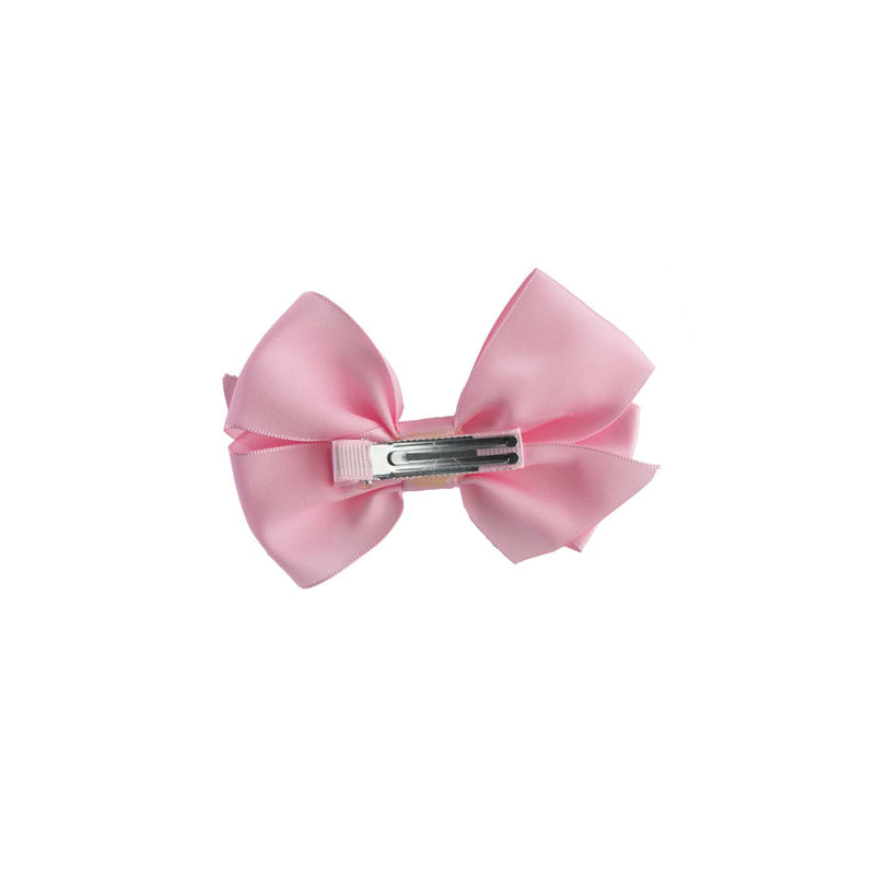 Baby Pink Satin Ribbon Hairbow