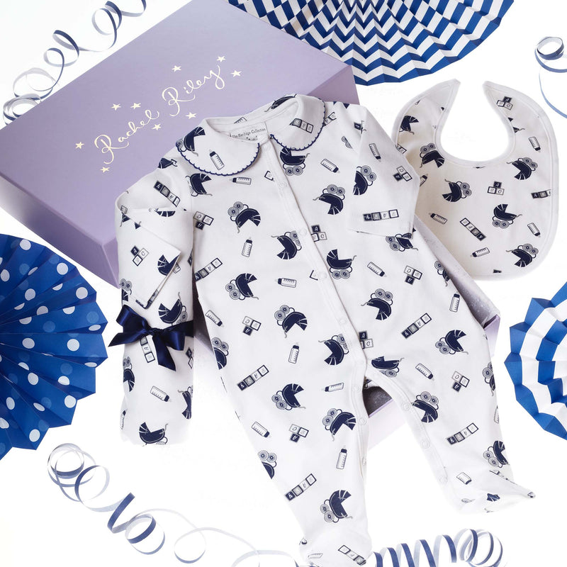 New Arrival Pram Print Baby Bundle