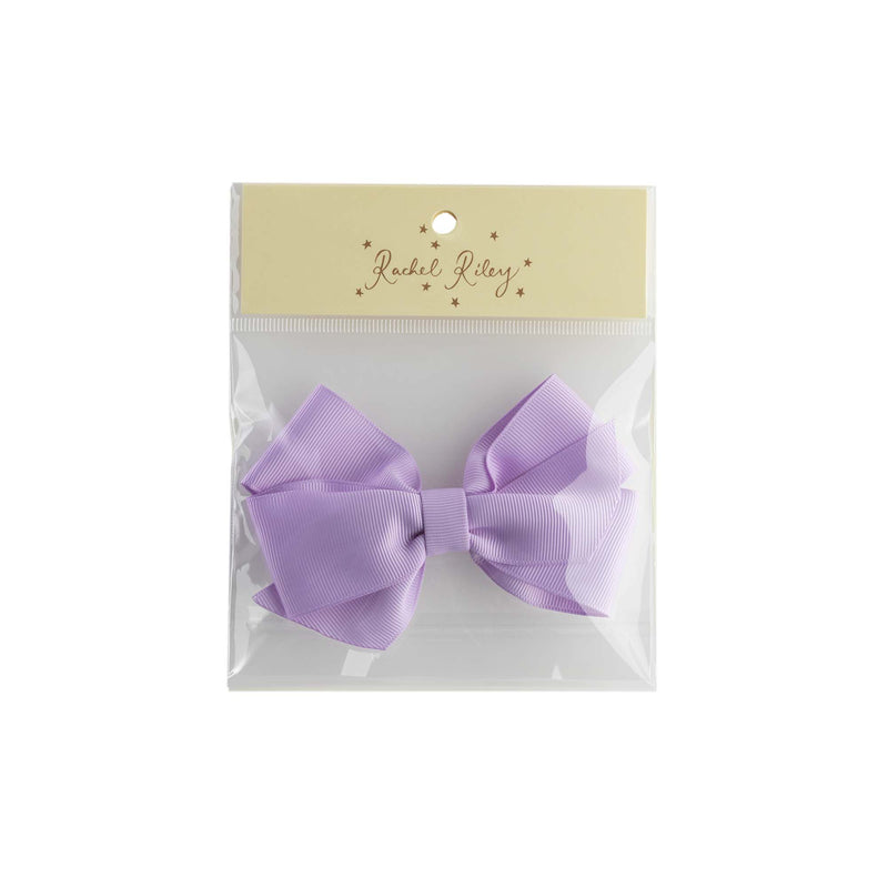 Lilac Grosgrain Ribbon Hairbow