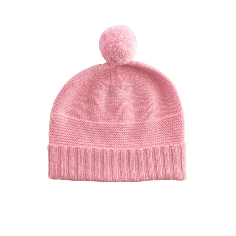 Pink Pom Pom Hat