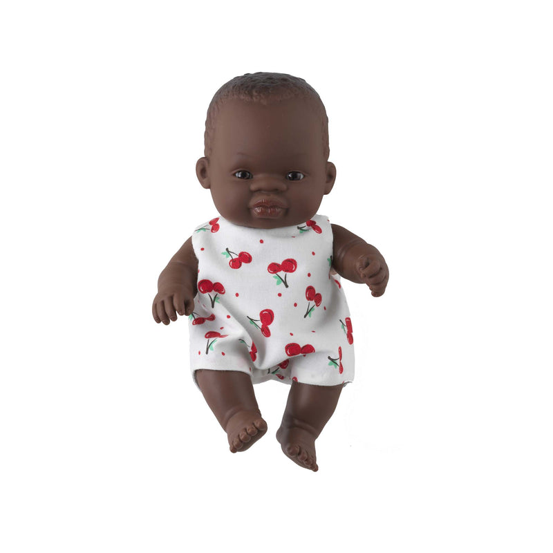 'Twinkle' Baby Girl Doll & Cherry Babysuit