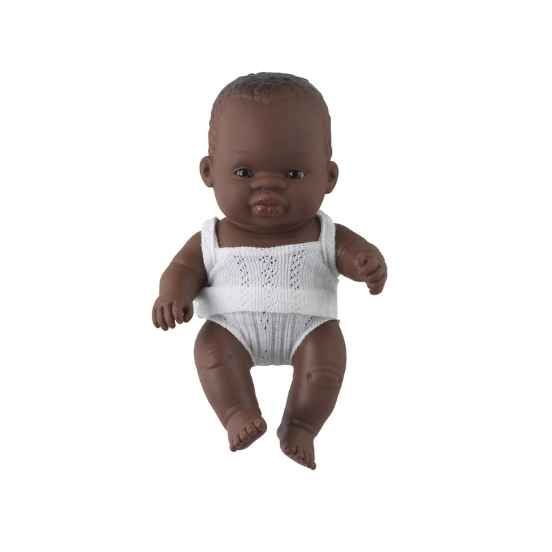 'Twinkle' Baby Girl Doll & Tartan Babysuit