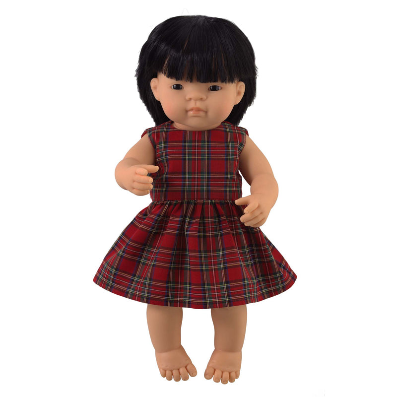 'Sisi' Girl Doll & Tartan Dress