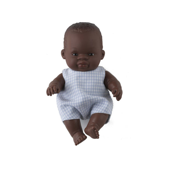'Toto' Baby Boy Doll & Check Romper