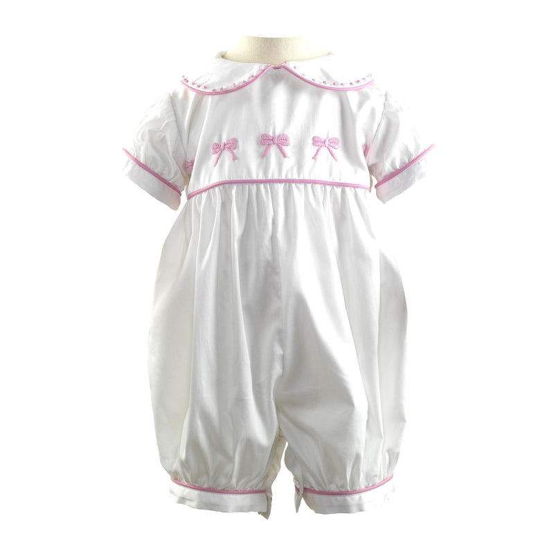 Bow Embroidered Babysuit