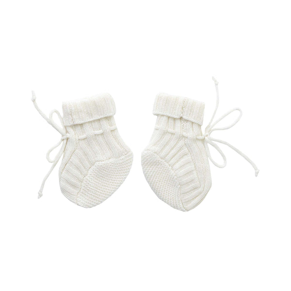 Ivory Cashmere Bootees