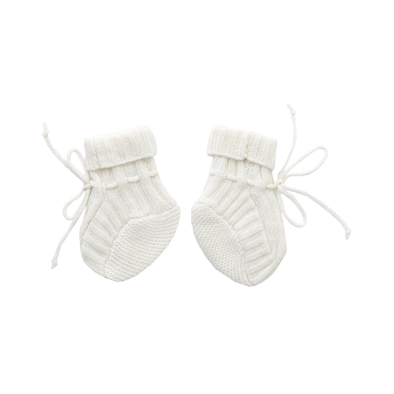Ivory Cashmere Bootees