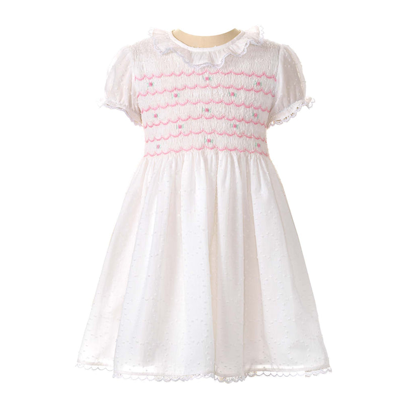 Swiss Dot Smocked Dress