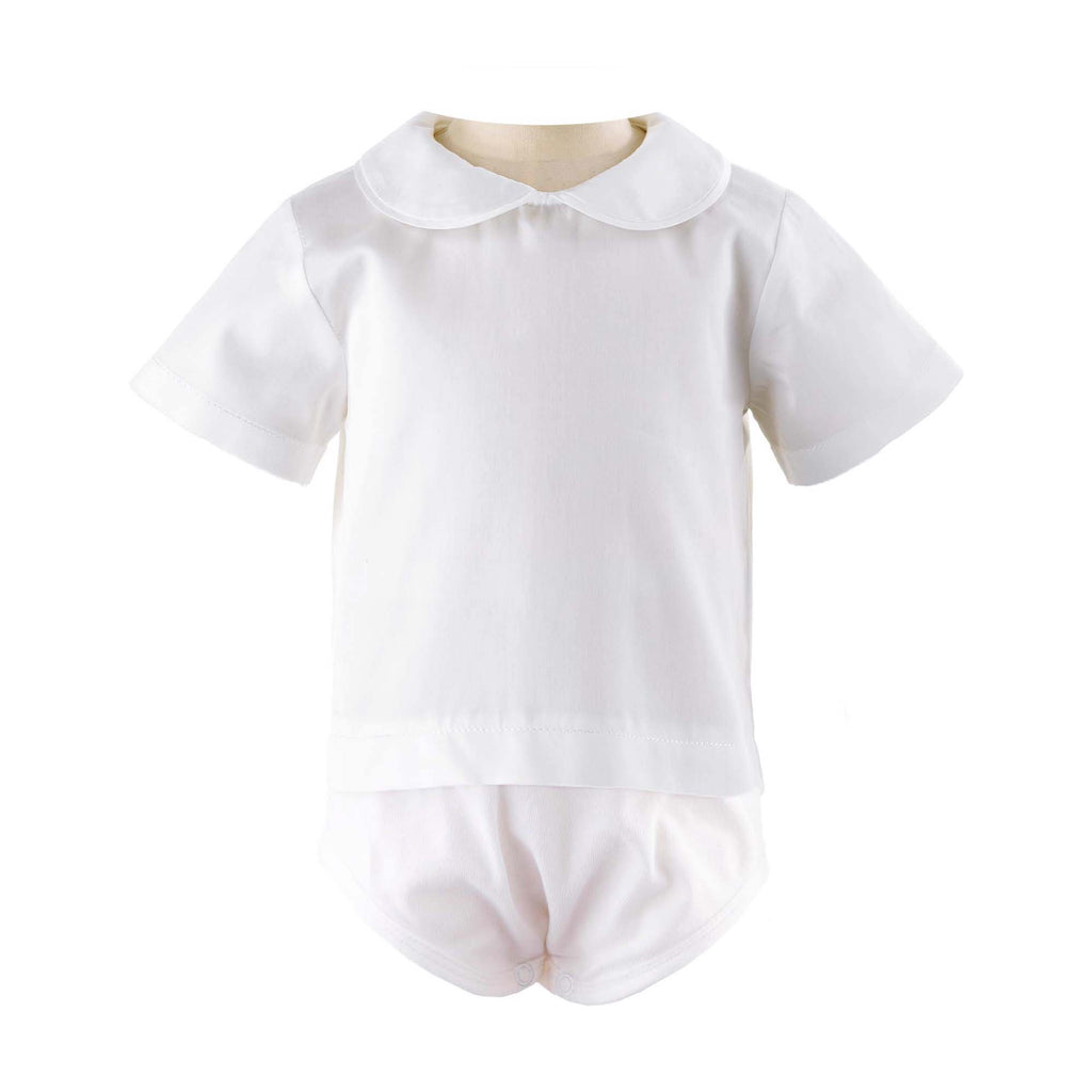 baby boy peter pan collar shirt