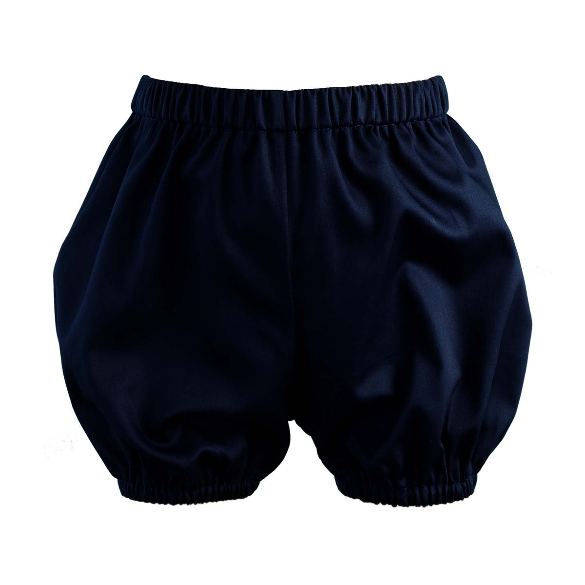 Navy bloomers to complement navy classic smocked dress.