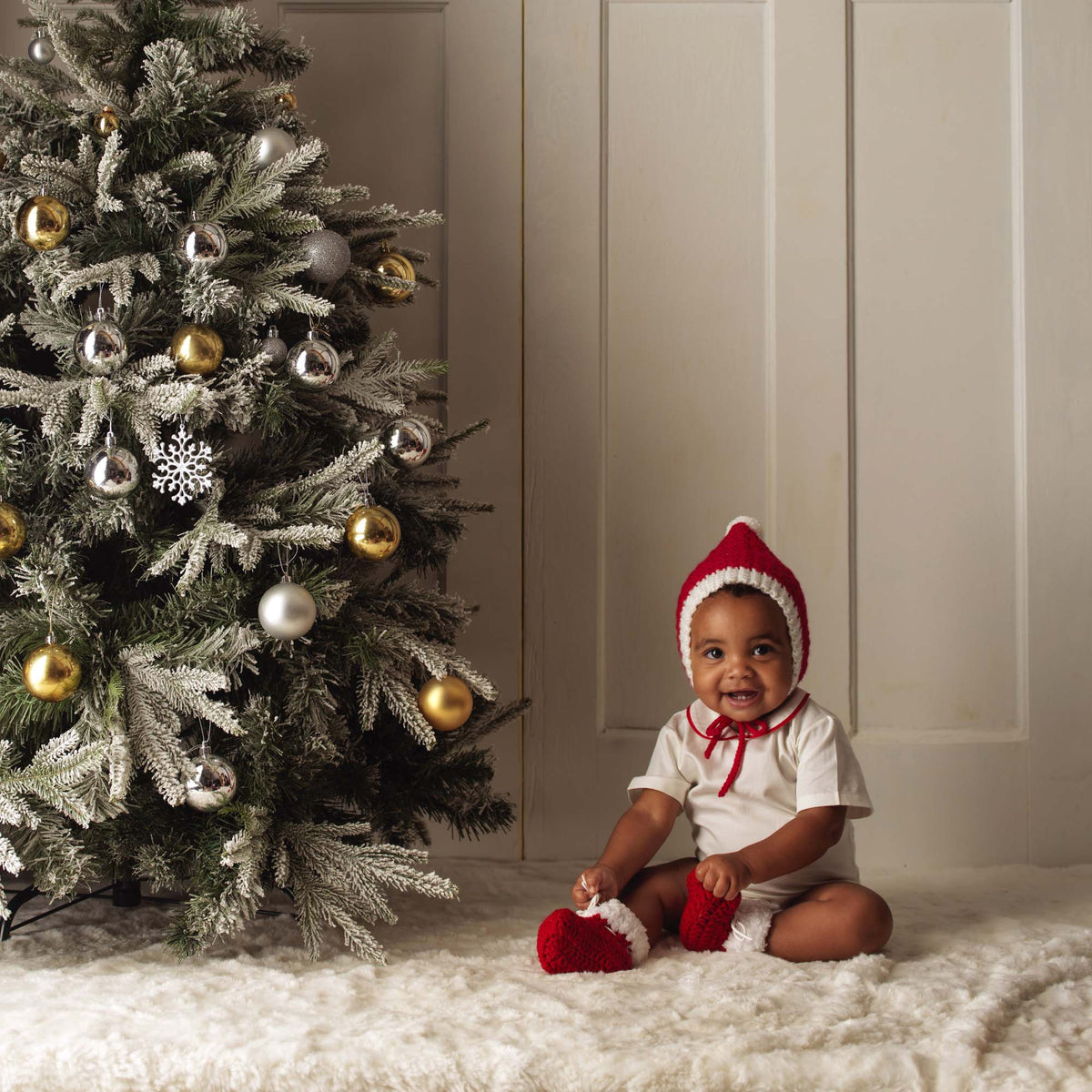 Red Santa's Booties
