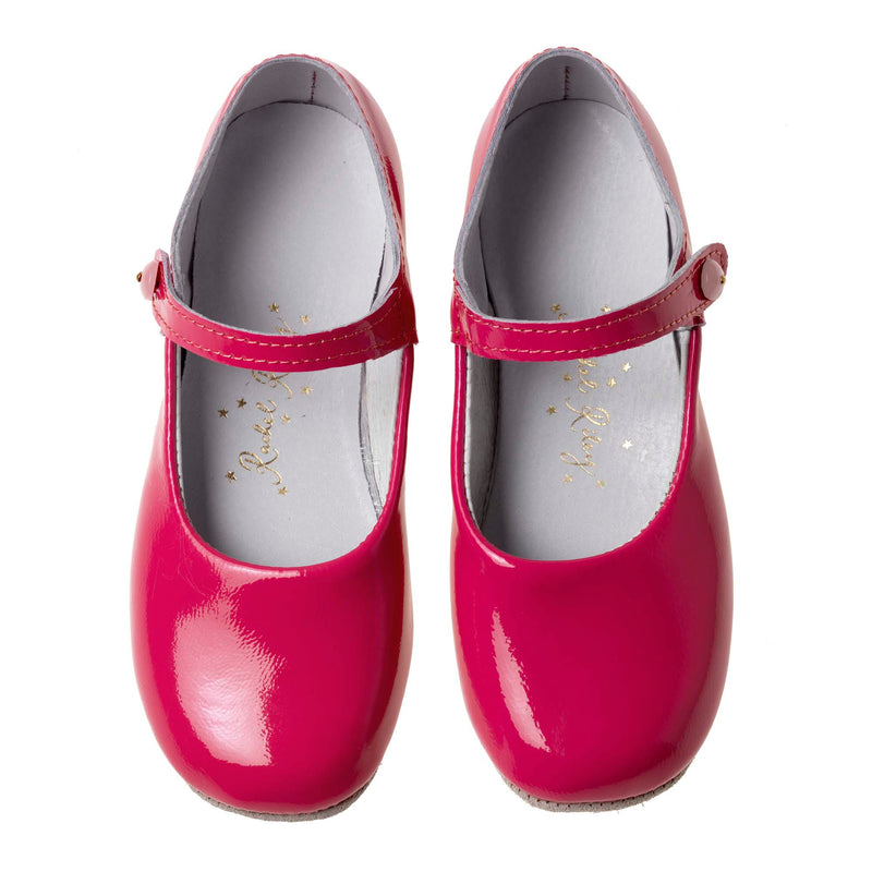 Button Strap Slipper, Fuschia Patent