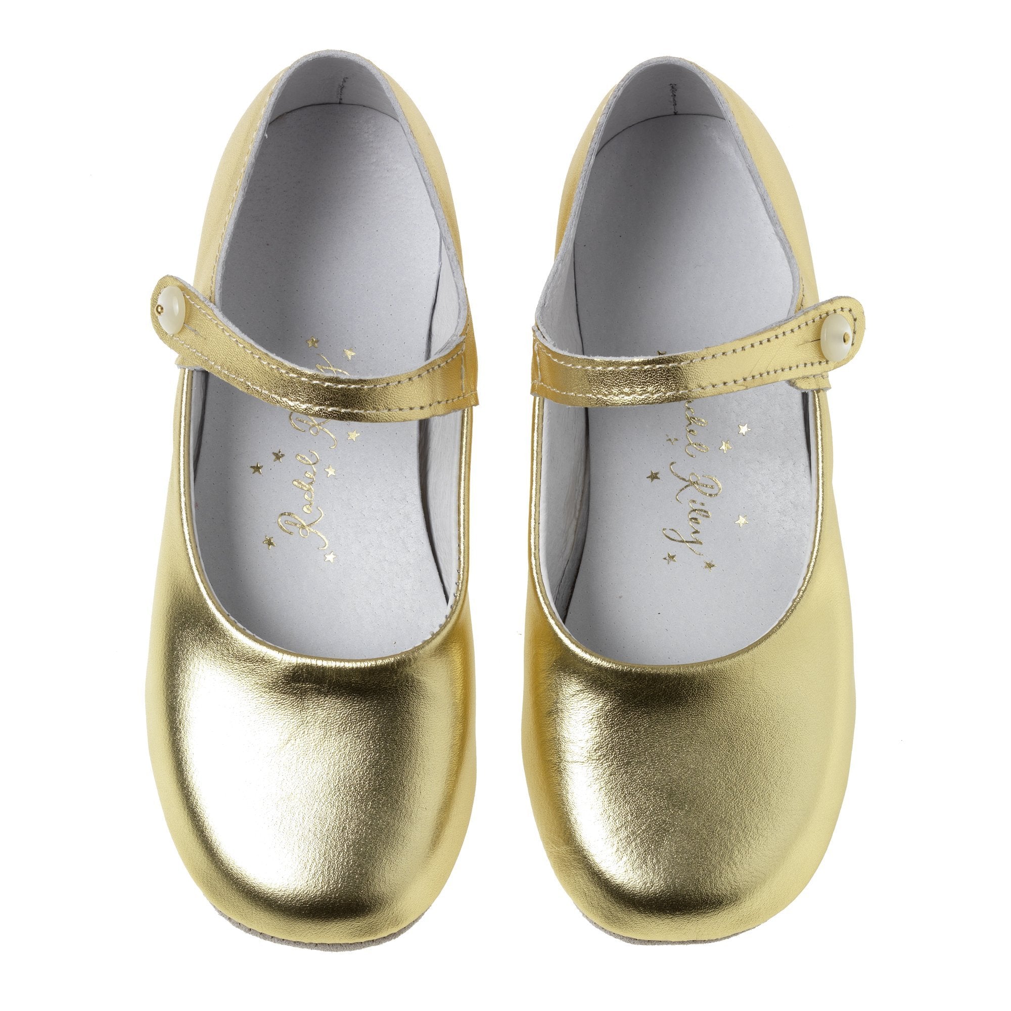 Girls deals gold slippers