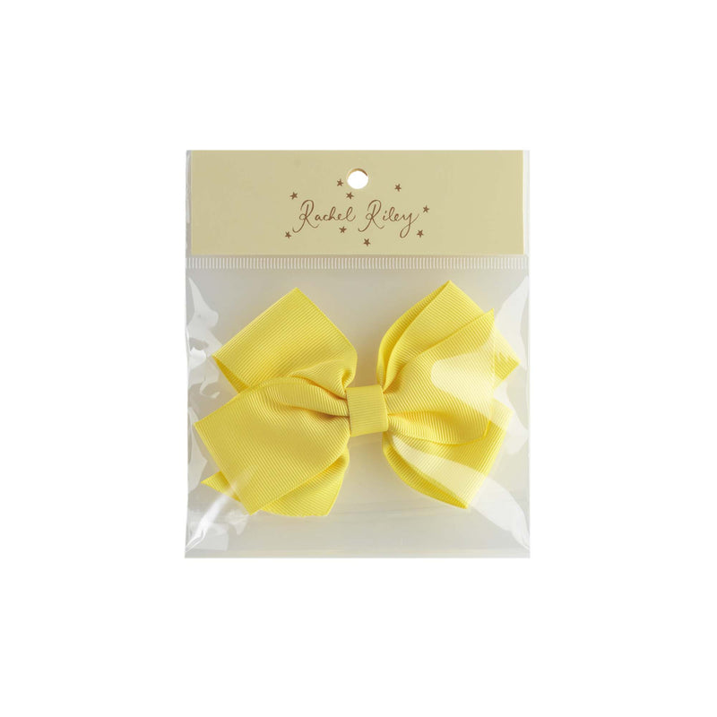 Yellow Grosgrain Ribbon Hairbow