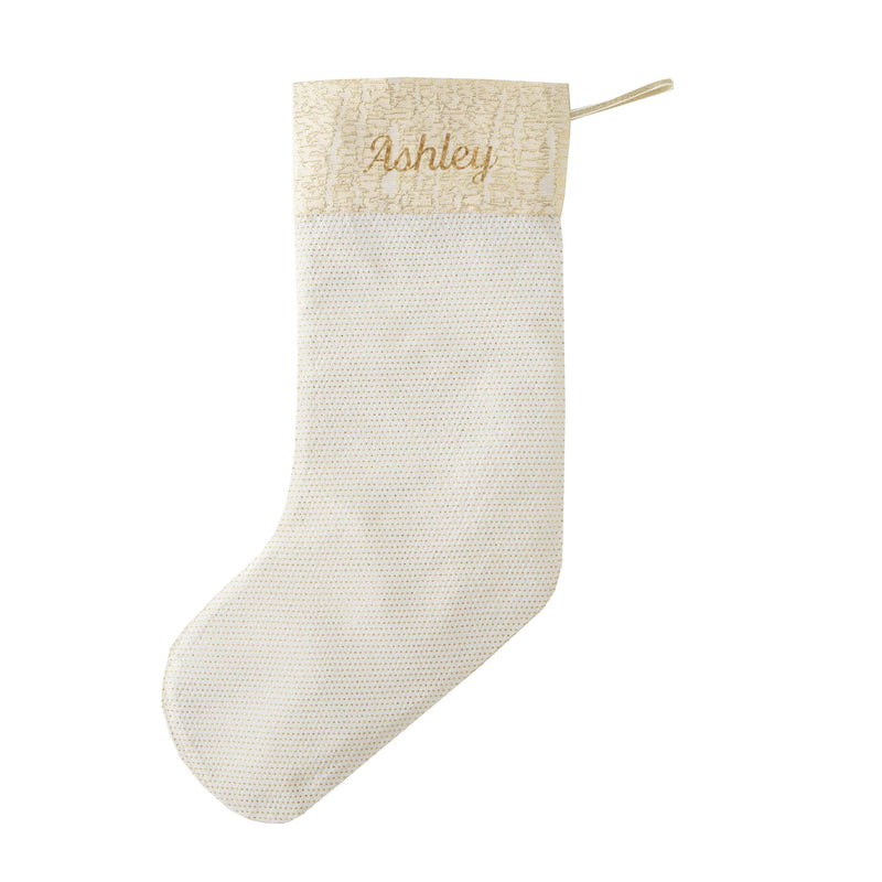 Gold Christmas Stocking